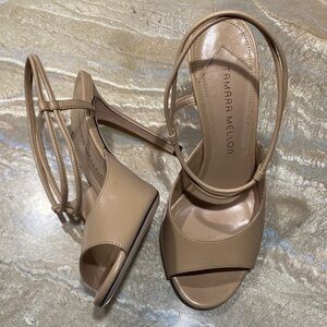 Tamara Mellon Tan Women's Heels Size 37.5 (Read Description)